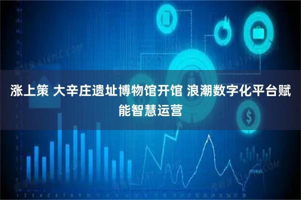 涨上策 大辛庄遗址博物馆开馆 浪潮数字化平台赋能智慧运营